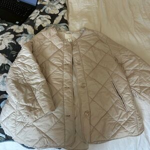 H&M Cream Puffer Jacket